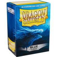 100 x Blue Classic Standard Card Sleeves 63.5mm x 88mm (Dragon Shield)