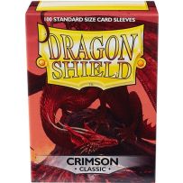 100 x Crimson Classic Standard Card Sleeves 63.5mm x 88mm (Dragon Shield)