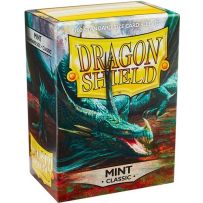100 x Mint Classic Standard Card Sleeves 63.5mm x 88mm (Dragon Shield)