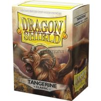 100 x Tangerine Classic Standard Card Sleeves 63.5mm x 88mm (Dragon Shield)