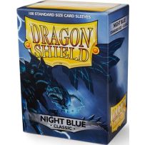 100 x Night Blue Classic Standard Card Sleeves 63.5mm x 88mm (Dragon Shield)