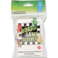 100 x Clear Standard American Card Sleeves 57mm x 89mm (Arcane Tinmen)