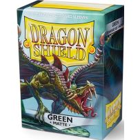 100 x Green Standard Card Sleeves 63.5mm x 88mm (Dragon Shield)