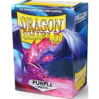 100 x Purple Standard Card Sleeves 63.5mm x 88mm (Dragon Shield)