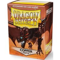 100 x Copper Standard Card Sleeves 63.5mm x 88mm (Dragon Shield)