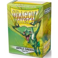 100 x Apple Green Standard Card Sleeves 63.5mm x 88mm (Dragon Shield)