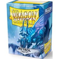 100 x Petrol Standard Card Sleeves 63.5mm x 88mm (Dragon Shield)