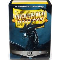 100 x Jet Standard Card Sleeves 63.5mm x 88mm (Dragon Shield)