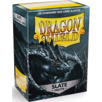 100 x Slate Standard Card Sleeves 63.5mm x 88mm (Dragon Shield)