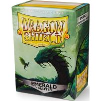 100 x Emerald Matte Standard Card Sleeves 63.5mm x 88mm (Dragon Shield)