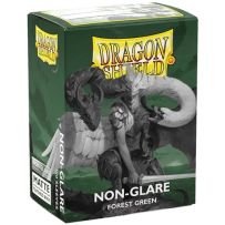 ARCT11825 100 x Forest Green Non Glare Matte Standard Card Sleeves 63.5mm x 88mm (Dragon Shield) published by Arcane Tinmen