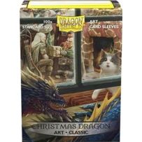 100 x Christmas Matte Standard Card Sleeves 63.5mm x 88mm (Dragon Shield)