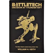 CAT36023C BattleTech: Decision At Thunder Rift Collector Leatherbound Novel published by Catalyst Game Labs