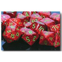 Chessex Speckled 7 Dice Set - Strawberry