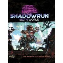 DMGCAT28000B Shadowrun RPG: 6th World Core Rulebook: Berlin City Edition (Damaged) published by Catalyst Game Labs