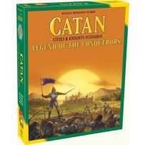 DMGCN3175 Catan 5th Edition Board Game: Cities And Knights Expansion Legend Of The Conquerors Scenario (Damaged) published by Catan Studios