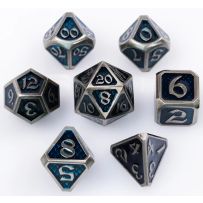 DMGDHDM0202080 7pc RPG Dice Set: Drakona Gemtooth Batholain (Damaged) published by Die Hard Dice