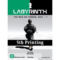 DMGGMT101224 Labyrinth: The War On Terror Board Game Fifth Printing (Damaged) published by GMT Games