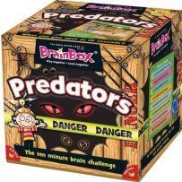 DMGGRE90053 Brainbox Game: Predators (55 Cards) (Damaged) published by Green Board Games