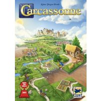 Carcassonne Board Game With River And Abbot Expansion
