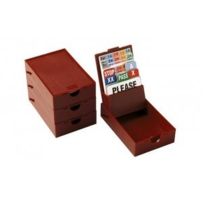 Bridge Bidding Box - Red