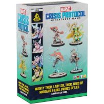 FFGCP91 Marvel Crisis Protocol Miniatures Game: Mighty Thor And Lady Sif And Thor Hero Of Midgard And Loki Prince Of Lies published by Fantasy Flight Games