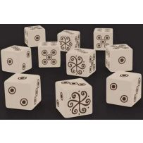 FLFVAS22 Vaesen Nordic Horror RPG: Custom Dice Set published by Free League Publishing