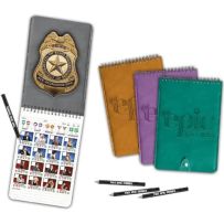 GAMTECA03 Tiny Epic Crimes Card Game: 4 Pack Detective Notebooks published by Gamelyn Games