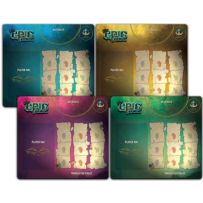 GAMTECTA02 Tiny Epic Cthulhu Card Game: 4 Pack Player Mats published by Gamelyn Games