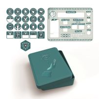 Dungeons And Dragons RPG: Wizard Token Set (Player Board And 22 Tokens)