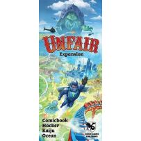 GGP006 Unfair Card Game: Comic Book Hijacker Kaiju Ocean Expansion published by Good Games Publishing