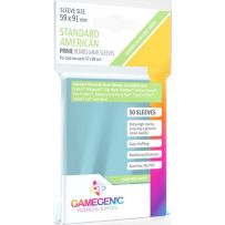 50 x Clear Standard American Card Sleeves 57mm x 89mm (Gamegenic)