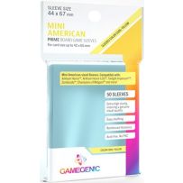 50 x Clear Mini American Card Sleeves 41mm x 63mm (Gamegenic)