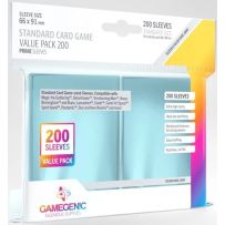 200 x Clear Prime Value Pack Card Sleeves 63.5mm x 88mm (Gamegenic)