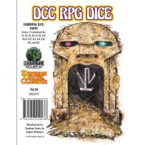 GMG6079 Dungeon Crawl Classics: Earth Elemental Dice Set published by Goodman Games