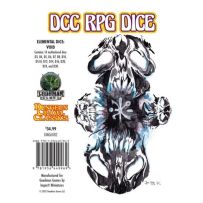 GMG6082 Dungeon Crawl Classics: Void Elemental Dice Set published by Goodman Games