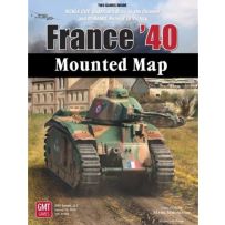 GMT2401MM France '40 2nd Edition Mounted Map published by GMT Games