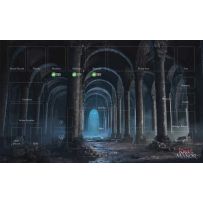 HALHONKMPM1ST22 Kreel Manor Card Game: Playmat published by Hall Or Nothing Productions