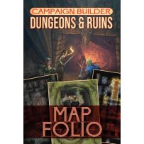 KOB6067 Dungeons and Ruins: Campaign Builder Map Folio published by Kobold Press