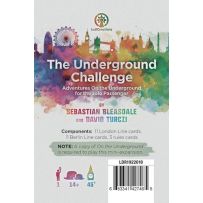 LDR2222010 On The Underground Board Game: London And Berlin: Underground Challenge Solo Expansion published by LudiCreations
