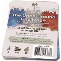 LDR2224010 On The Underground Board Game: Paris And New York: Underground Challenge Solo Expansion published by LudiCreations