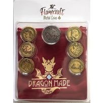 LKYFMCR03ML Flamecraft Board Game: Series 2 Metal Coins published by Lucky Duck Games