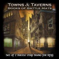 Battle Map Books: Towns And Taverns 2 Map Set