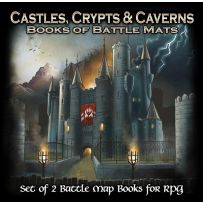 Battle Map Books: Castles, Crypts And Caverns 2 Book Set