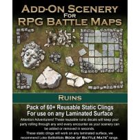 LOKEBM058 Battle-Mats: Add-On Scenery Pack: Ruins published by Loke Battle Mats