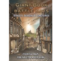LOKLBM056 Giant Book Of Battle Mats: Streets Sewers And Cemeteries published by Loke Battle Mats