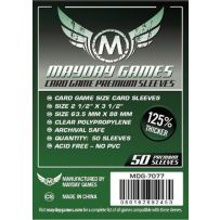 50 x Clear Standard Card Sleeves 63.5mm x 88mm (Mayday Premium)