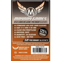 50 x Clear USA Chimera Card Sleeves 57.5mm x 89mm (Mayday Premium)