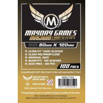 Mayday Magnum 100 Card Sleeves 80mm x 120mm