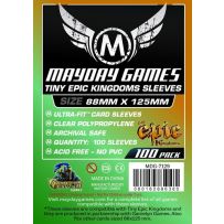 100 x Clear Standard Card Sleeves 88mm x 125mm (Mayday)